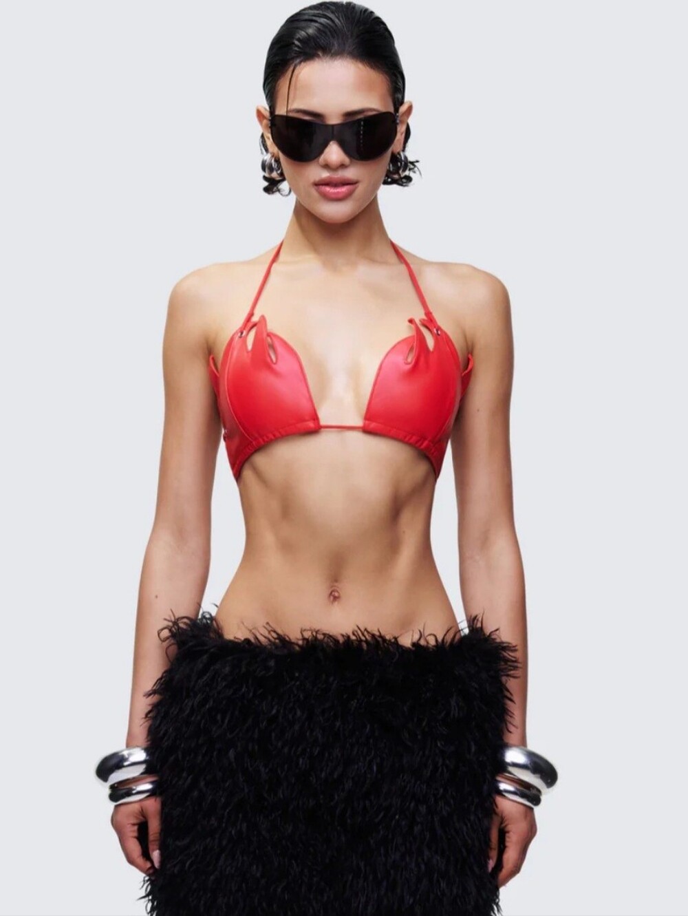 Finesse Titania Red Flame Bra Top